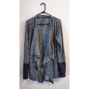 Grey, Long Sleeve Cardigan